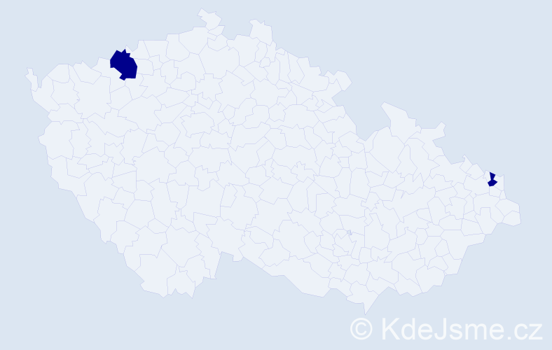 Příjmení: 'Koteńko', počet výskytů 4 v celé ČR