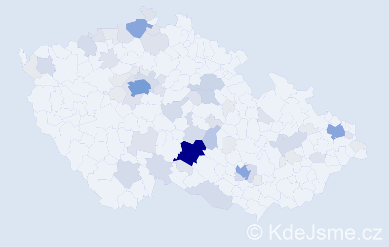 Příjmení: 'Rychtecký', počet výskytů 193 v celé ČR