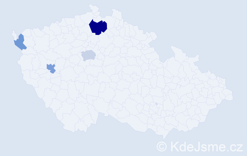 Příjmení: 'Nussbaumer', počet výskytů 10 v celé ČR