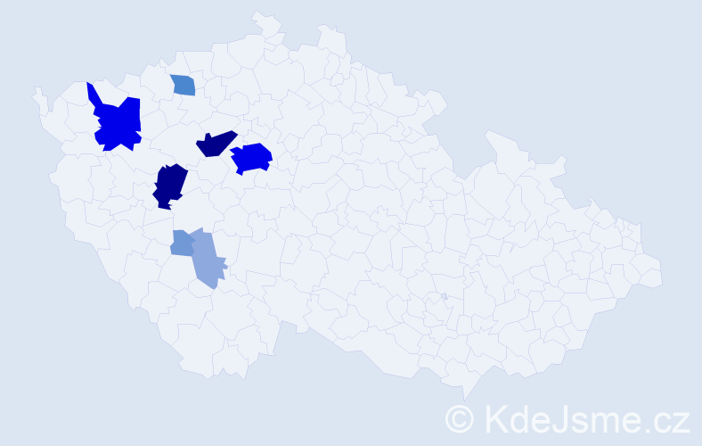 Příjmení: 'Baušová', počet výskytů 28 v celé ČR