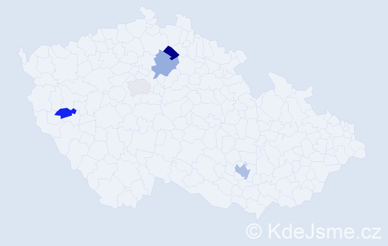 Příjmení: 'Harashchenko', počet výskytů 6 v celé ČR