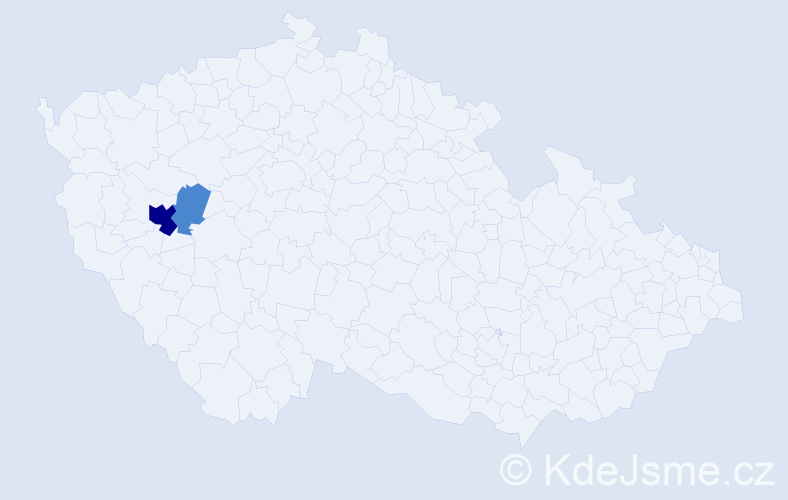 Příjmení: 'Neblechová', počet výskytů 4 v celé ČR