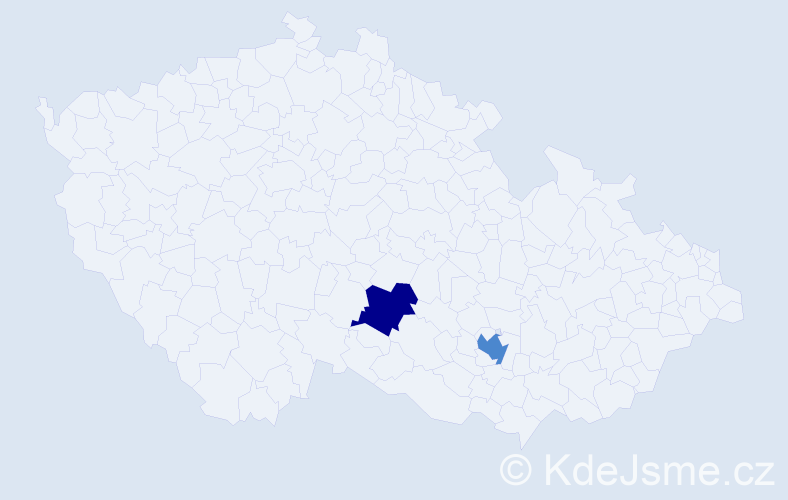 Příjmení: 'Kothbauer', počet výskytů 4 v celé ČR