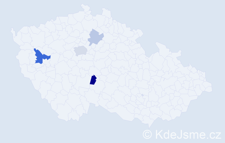 Příjmení: 'Boyarchuk', počet výskytů 9 v celé ČR