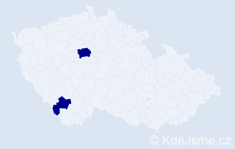 Příjmení: 'Basanda', počet výskytů 2 v celé ČR