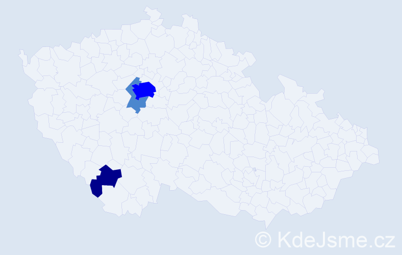 Příjmení: 'Sandanus', počet výskytů 6 v celé ČR