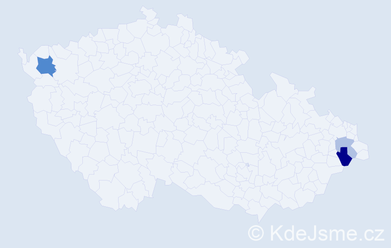 Příjmení: 'Masmanidis', počet výskytů 6 v celé ČR