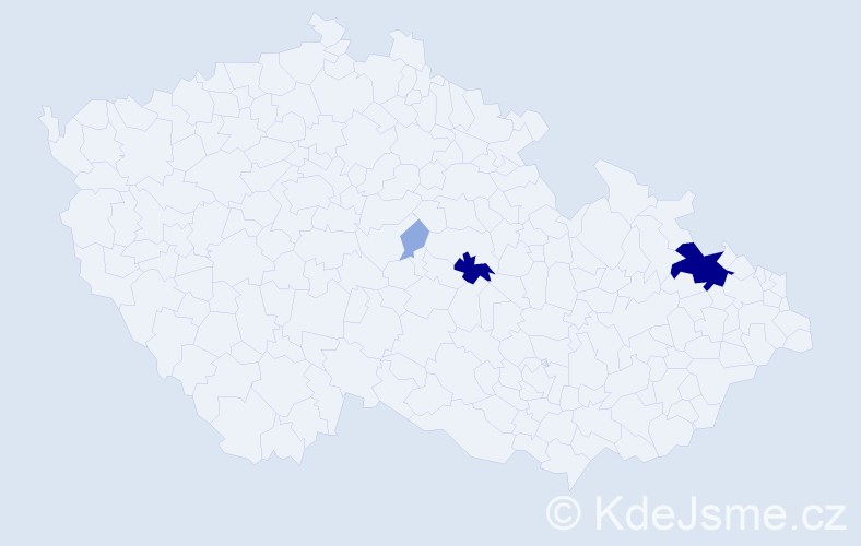 Příjmení: 'Műckstein', počet výskytů 11 v celé ČR