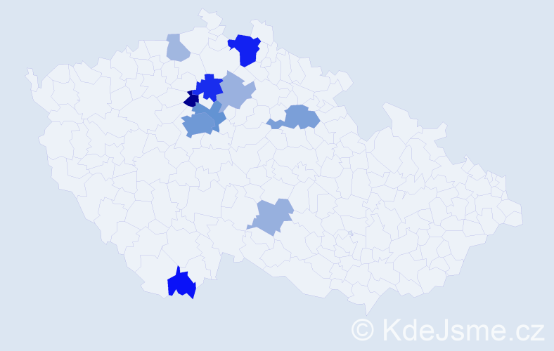 Příjmení: 'Korposh', počet výskytů 32 v celé ČR
