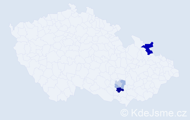 Příjmení: 'Busios', počet výskytů 10 v celé ČR