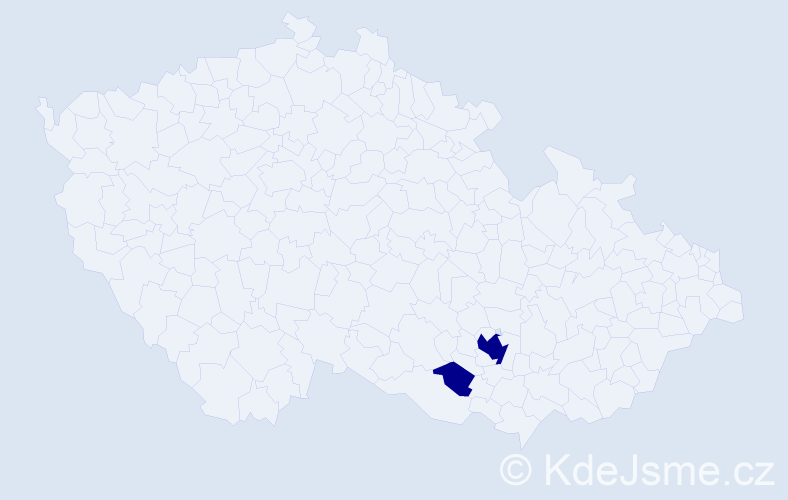 Příjmení: 'Kundráth', počet výskytů 2 v celé ČR