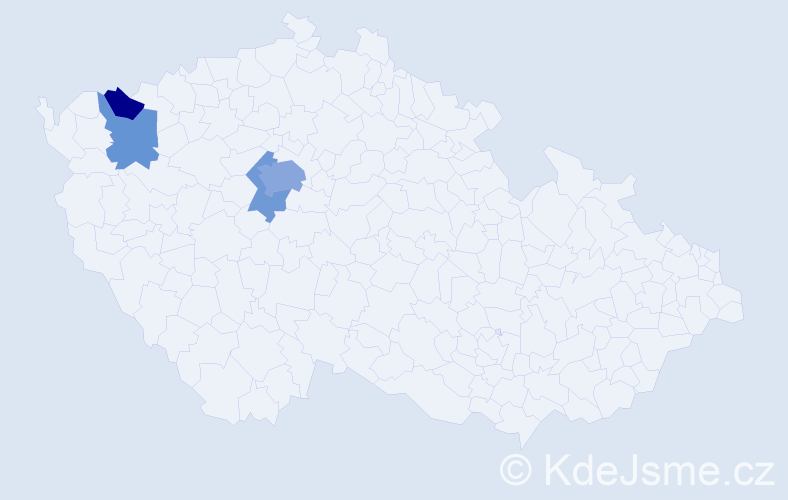 Příjmení: 'Struhačová', počet výskytů 8 v celé ČR
