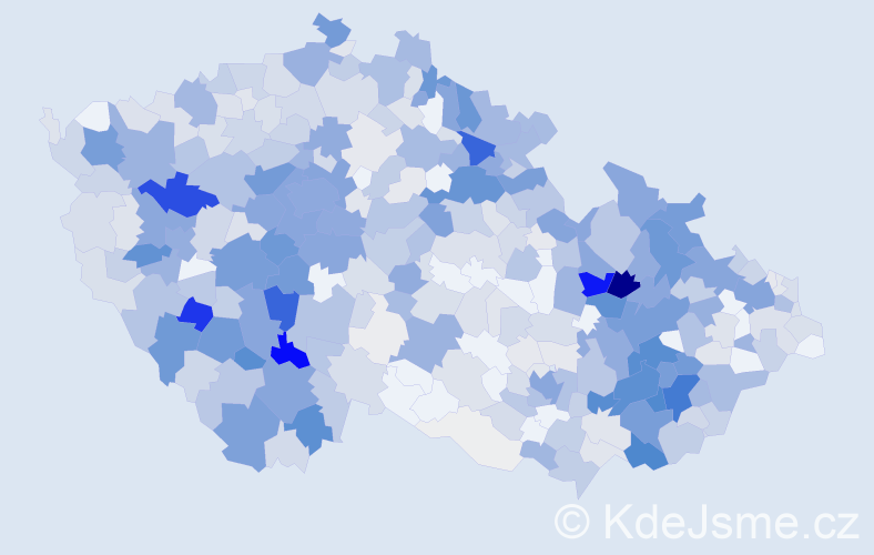 Příjmení: 'Petřík', počet výskytů 2265 v celé ČR