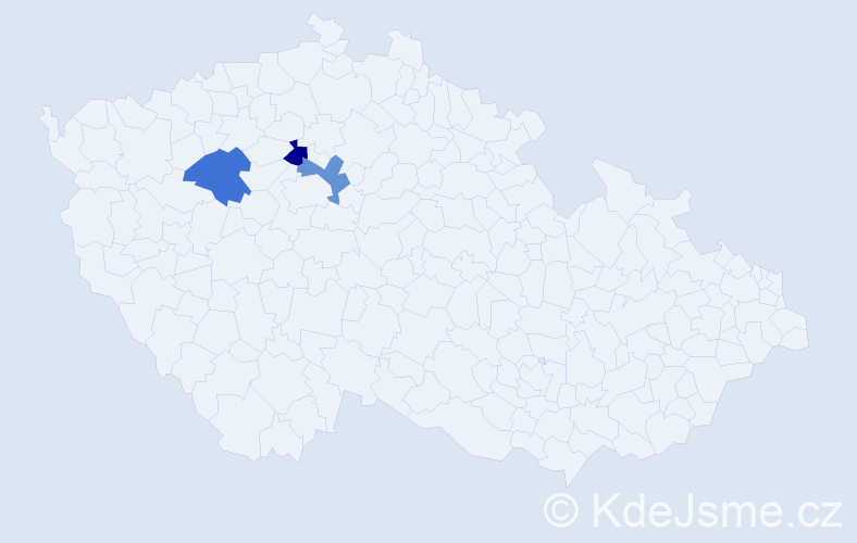 Příjmení: 'Kholoshnetskyy', počet výskytů 3 v celé ČR