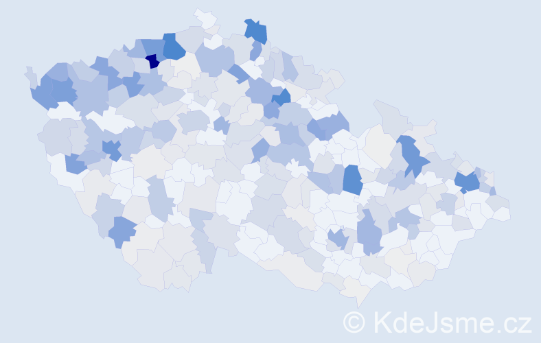 Příjmení: 'Čonková', počet výskytů 1478 v celé ČR