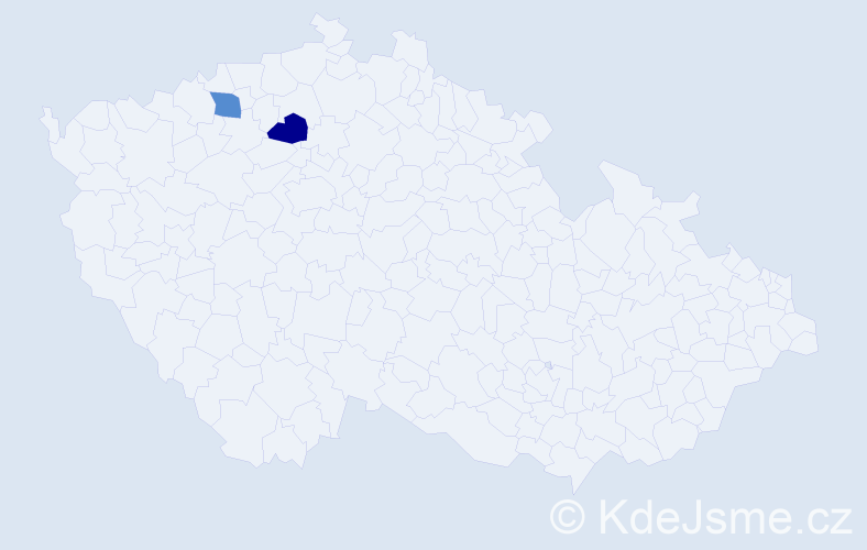 Příjmení: 'Plascheová', počet výskytů 2 v celé ČR