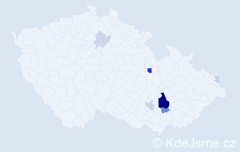 Příjmení: 'Helleportová', počet výskytů 16 v celé ČR
