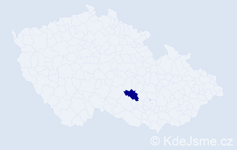 Příjmení: 'Tsymrykovych', počet výskytů 1 v celé ČR