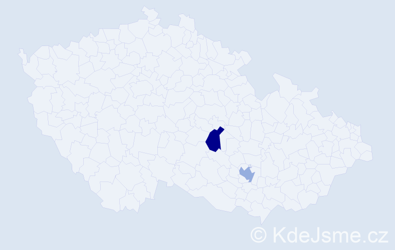 Příjmení: 'Kreisler', počet výskytů 4 v celé ČR