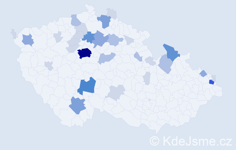Příjmení: 'Ketnerová', počet výskytů 83 v celé ČR