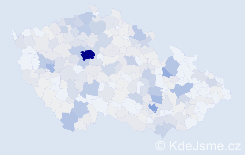 Příjmení: 'Švábová', počet výskytů 1294 v celé ČR