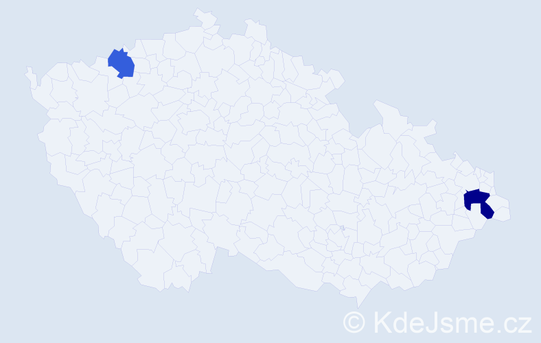 Příjmení: 'Piaseczná', počet výskytů 3 v celé ČR