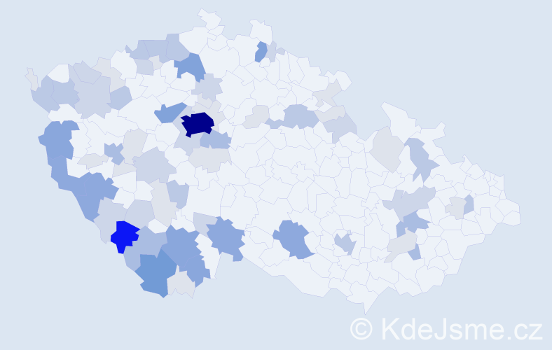 Příjmení: 'Fleischmannová', počet výskytů 211 v celé ČR