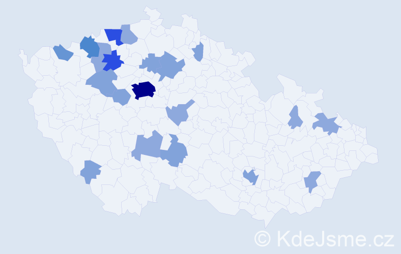 Příjmení: 'Seeman', počet výskytů 49 v celé ČR