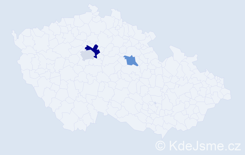 Příjmení: 'Pschera', počet výskytů 4 v celé ČR
