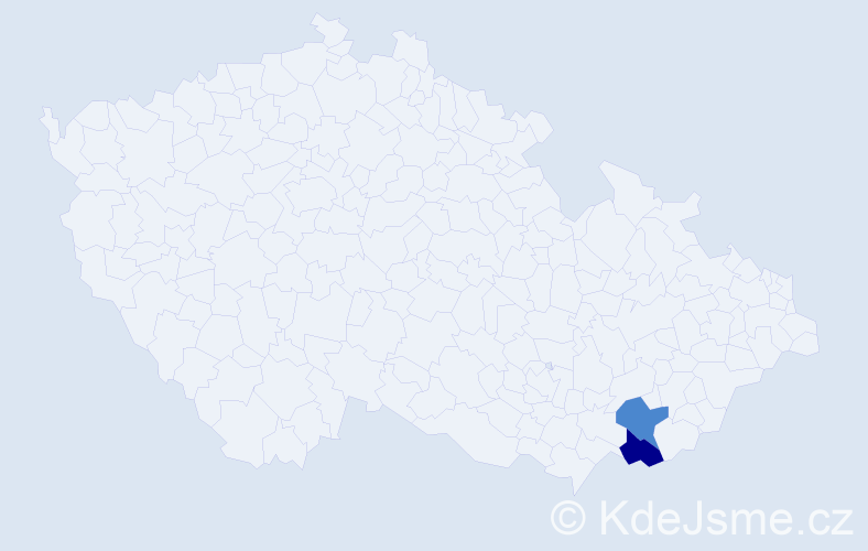 Příjmení: 'Rudžik', počet výskytů 2 v celé ČR