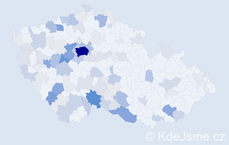 Příjmení: 'Frühauf', počet výskytů 356 v celé ČR