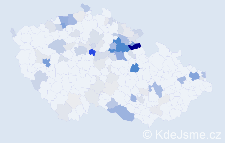 Příjmení: 'Rafael', počet výskytů 328 v celé ČR