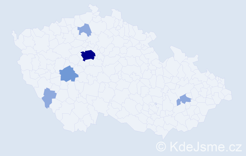 Příjmení: 'Polydorová', počet výskytů 15 v celé ČR