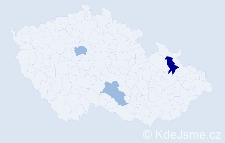 Příjmení: 'Achylisová', počet výskytů 7 v celé ČR