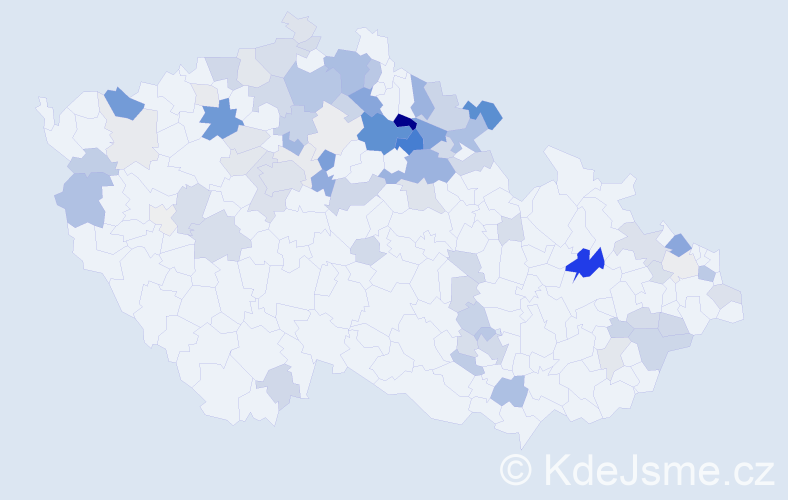 Příjmení: 'Groh', počet výskytů 284 v celé ČR