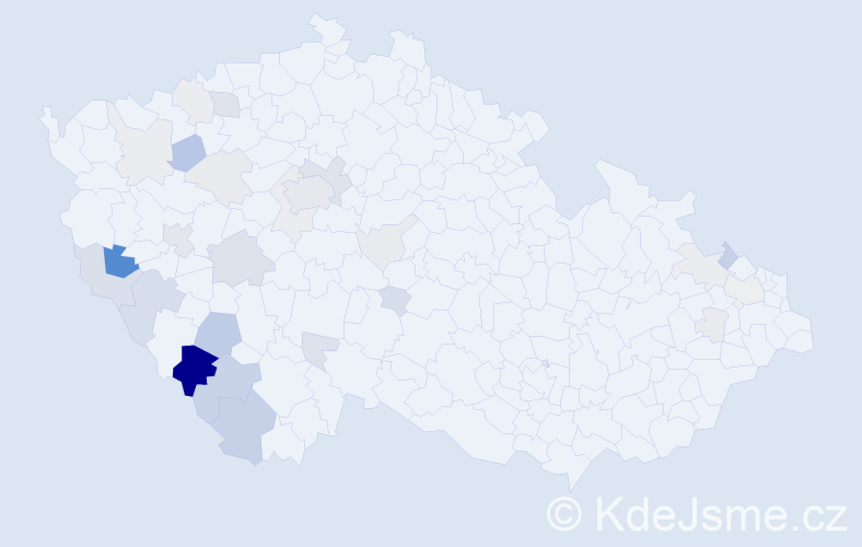Příjmení: 'Narovec', počet výskytů 86 v celé ČR