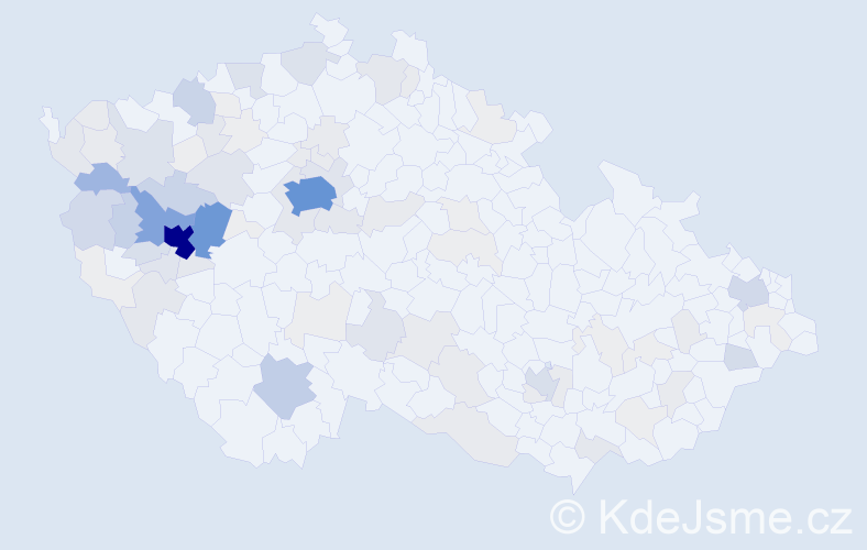 Příjmení: 'Štrunc', počet výskytů 444 v celé ČR