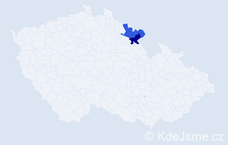 Příjmení: 'Puschmann', počet výskytů 11 v celé ČR