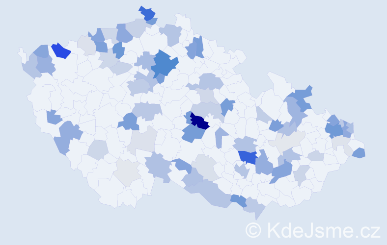 Příjmení: 'Sabolová', počet výskytů 227 v celé ČR