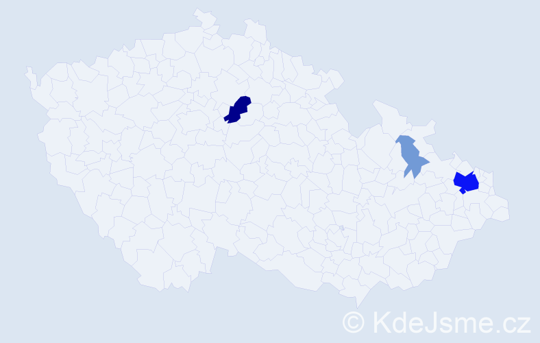 Příjmení: 'Buganský', počet výskytů 16 v celé ČR