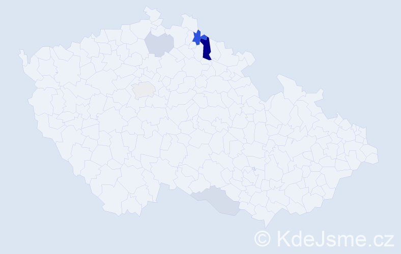 Příjmení: 'Biemann', počet výskytů 12 v celé ČR