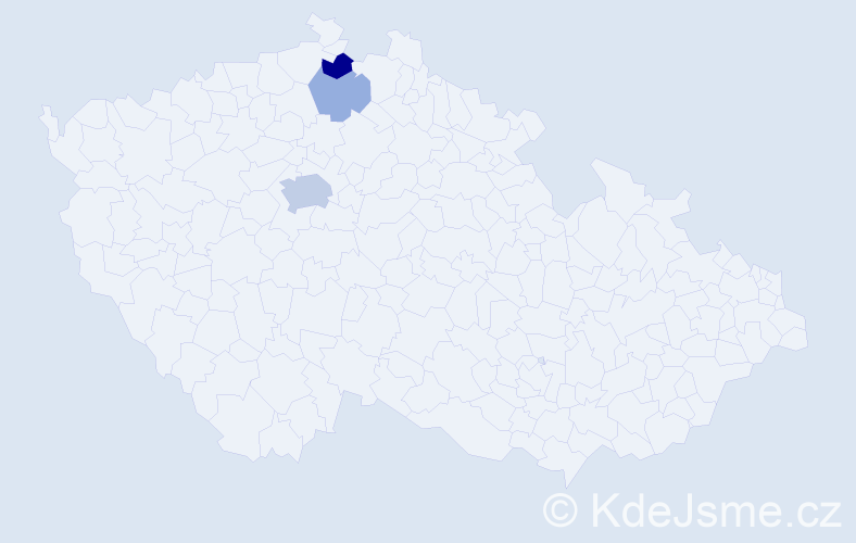 Příjmení: 'Makásek', počet výskytů 8 v celé ČR