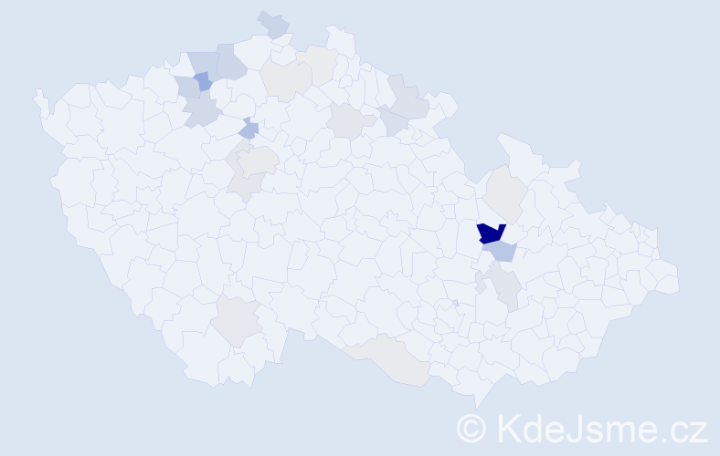 Příjmení: 'Rostová', počet výskytů 63 v celé ČR