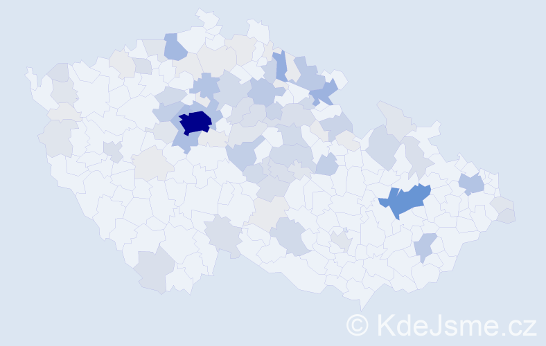 Příjmení: 'Linek', počet výskytů 309 v celé ČR