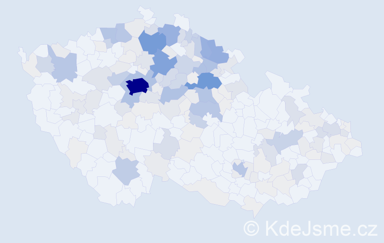 Příjmení: 'Erben', počet výskytů 748 v celé ČR