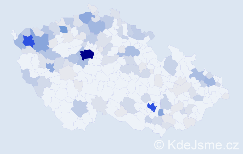 Příjmení: 'Lorenzová', počet výskytů 401 v celé ČR