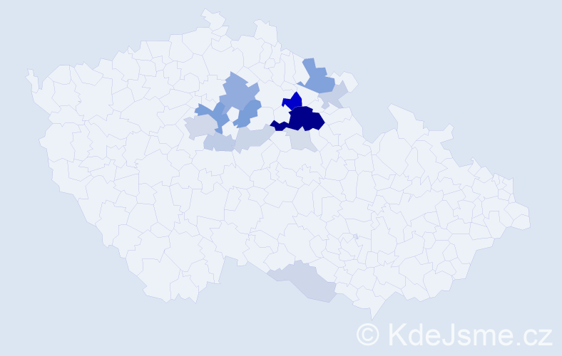 Příjmení: 'Erbsová', počet výskytů 47 v celé ČR