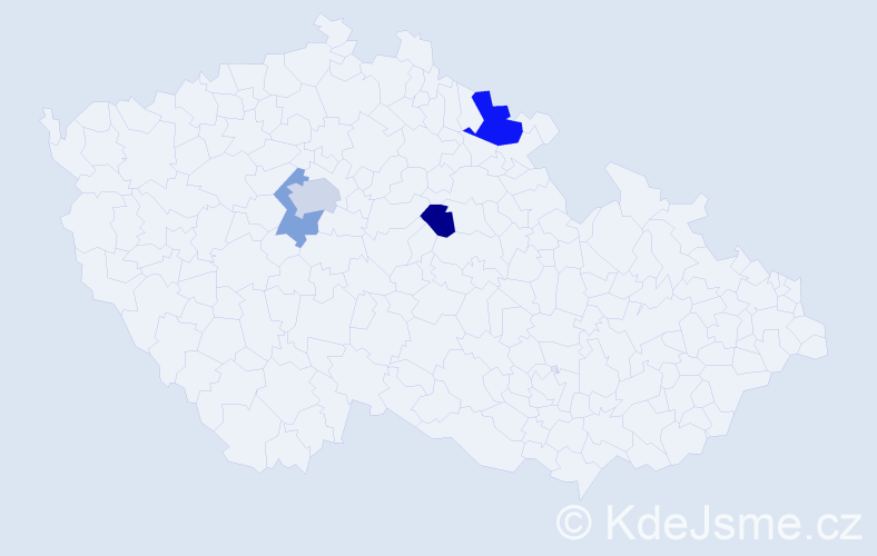 Příjmení: 'Buttig', počet výskytů 6 v celé ČR