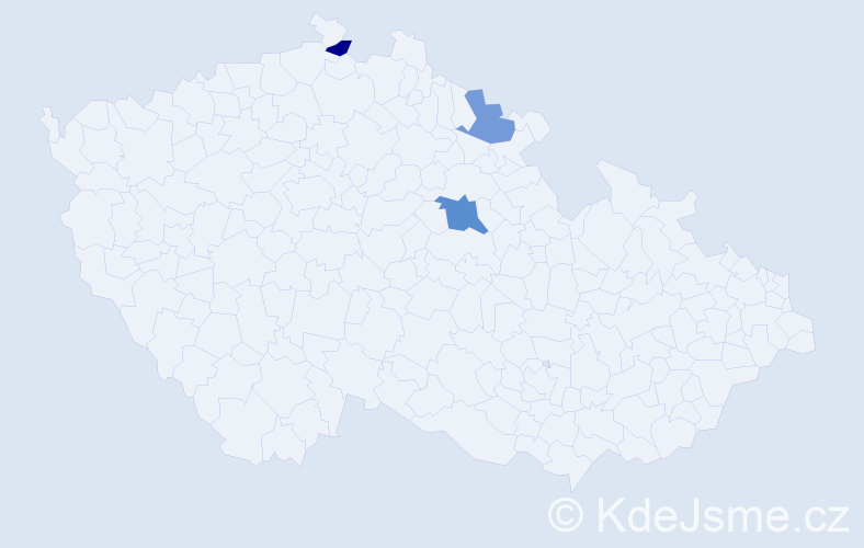 Příjmení: 'Kardaszová', počet výskytů 4 v celé ČR