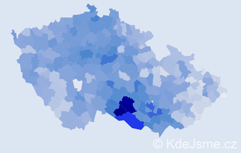 Příjmení: 'Svoboda', počet výskytů 25202 v celé ČR